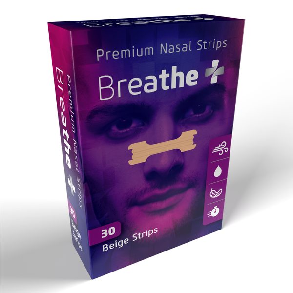 Breathe+ 30 Beige Strips box